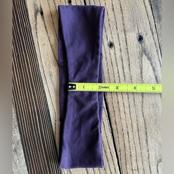LULULEMON • purple headband ponytail holder running activewear bundle add-on Y2K - Picture 6 of 7